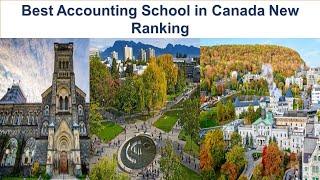 BEST ACCOUNTING SCHOOL IN CANADA NEW RANKING