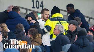 Eric Dier climbs into stands to confront Tottenham fan