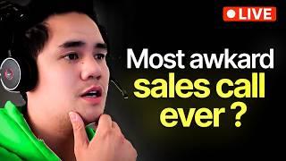 Is this the most awkward insurance sales call? *Live Sales Call*