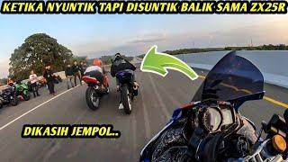 ZX25R SIVANA MENGGILA DI TREK 1KM‼️MODE NYUNTIK DIAKTIFKAN| CBR250RR, R25