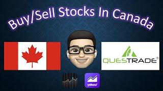 Complete guide on how to buy and sell stocks in Canada Bourse with Questrade