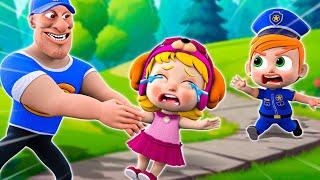 Rescue Little Baby  | Stranger Danger Song +  More Nursery Rhymes & Kids Song #LittlePIB