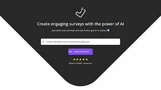 How to use forms.app AI to create surveys