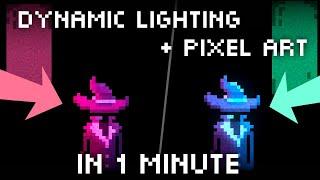 Dynamic Pixel Art Lighting in Unity (in 1 Minute Tutorial)