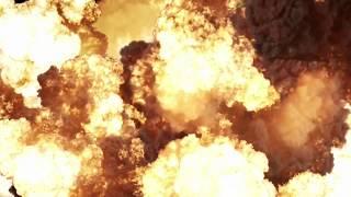  Explosion Fire Flames Smoke Animated VJ Loop Video Background for Edits