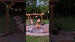 Our firepit 1 year later… #shorts #diy