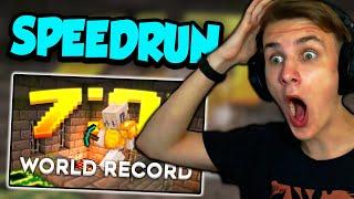 Der WELTREKORD SPEEDRUN in Minecraft ist unglaublich...