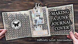 Making a Junk Journal Cover - First time trying! #junkjournal