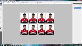 How To create Passport Size photo in photoshop CS3