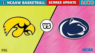 Penn State vs Iowa Hawkeyes | NCAAW College 2025 | Iowa Women's basketball Live Score Updates today