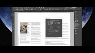 Adobe InDesign - Create a text frame with multiple columns & wrap text