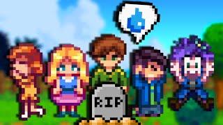 They REACT To The Player’s DEATH In Stardew Valley?