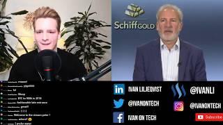 Ivan on Tech debates Peter Schiff - Bitcoin vs Gold, US Dollar Crash