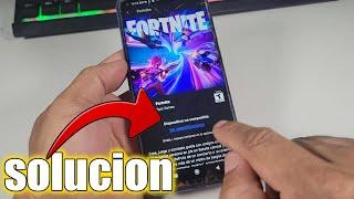 dispositivo no compatible fortnite solución de apk