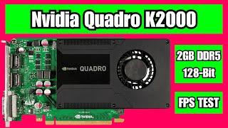 Nvidia Quadro K2000: Can a 2GB Workstation Video Graphics Card Handle Gaming? GPU FPS Test!