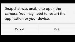 Fix snapchat was unable to open the camera you may need to restart your device problem 2022