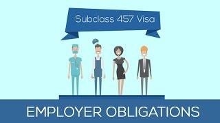 Employer Obligations Subclass 457 visa - Sponsoring a skilled overseas worker