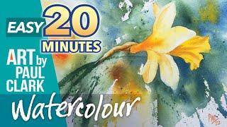 How to paint a Daffodil in 20 minutes!