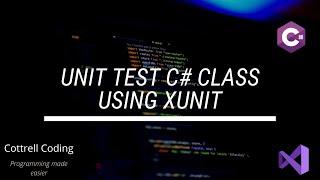 Unit test C# class with xUnit