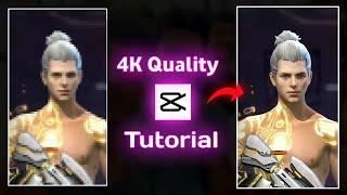 How To Convert Normal Video To 4K | CapCut 4K Quality Tutorial 2023