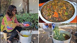 HOW TO MAKE AN AUTHENTIC OKRO (Ademe/Ayoyo/Jute leaves) SOUP