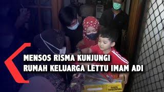 Mensos Risma Temui Keluarga Lettu Imam Adi yang Viral Dikunci sang Anak