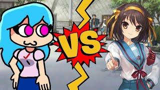 M.U.G.E.N Battles | Sky vs Haruhi Suzumiya | Friday Night Funkin' vs Suzumiya Haruhi no Yūutsu