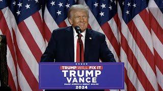 Donald Trump's full victory speech - 2024 US presidential election