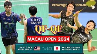 [QF-QF]Lim Tze Jian-Wong Tien Ci VS Keiichiro Matsui-Katsuki Tamate!! |MacauOpen2024|