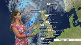 BBC weather : Yesterdays weather was at the seasonable temperatures take a look at days ahead