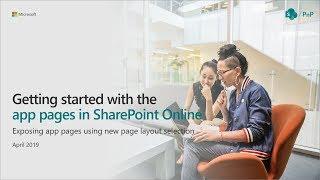 Getting started with building custom app pages for SharePoint Online using SharePoint Framework