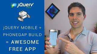 jQuery Mobile + Phonegap Build - How to make a slick app for FREE