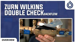 1-inch ZURN Wilkins Double Check Backflow Preventer | SprinklerSupplyStore.com