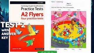 Flyers 4 Practice Tests 2 OXFORD - Listening Test 2 (Có ĐÁP ÁN & SÁCH PDF ở phần mô tả)