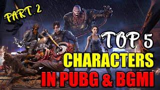 TOP 5 Rarest Characters in Pubg & BGMI |Part 2 |  BGMI KAI SABSE MYSTERIOUS CHARACTERS KONSE HAI ?