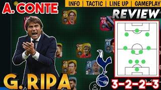 G. RIPA (A. CONTE) 3223 REVIEW | TOTTENHAM MANAGER | PES 2021 MOBILE