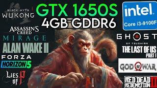 GTX 1650 Super + I3 9100F & 16GB Ram - Test In 10 Games In 2024 !