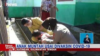 Lupa Sarapan, Siswa SD di Kalteng Muntah Usai Vaksin #iNewsSiang 20/01