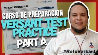   ️      CURSO DE PREPARACION AL TEST VERSANT | PART A READING PRACTICE