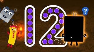 Numberblocks 12 Magic Run - Numberblocks Twelve Adventure | Number Counting Explore