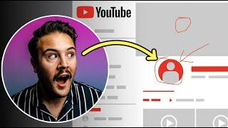 How To Change YouTube Profile Picture on desktop 2024