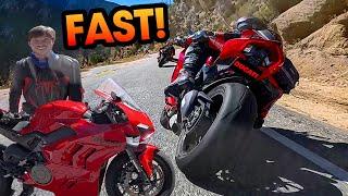 Ducati Rides With BMW *BIG MISTAKE*