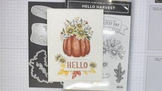 Stampin’ Up! Hello Harvest Fall Card Tutorial