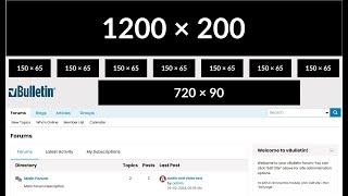 vBulletin Forum Custom Ad Templates