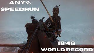 Sekiro Any% Speedrun in 18:46 Former World Record