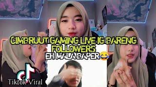 CIMBRUUT GAMING (MUNIS LIA) LIVE IG BARENG FOLLOWERS | TikTok Viral 2021