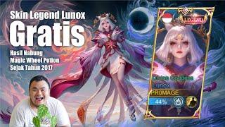 Skin Legend Lunox Gratis hasil Nabung Magic Wheel Potion Sejak 2017