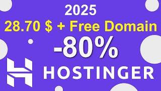 Top Hostinger Coupon Code 2025 - Save $$$ + Free Domais ( .com/.org/.net and more)  + Free 2 months