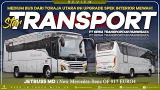 Medium Bus Dari Toraja Utara Ini Upgrade Spek Interior Mewah! - PO. STAR TRANSPORT : Jetbus 5 MD