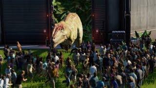 TRAPPING 1000 PEOPLE with ALL CARNIVORES - Jurassic World Evolution